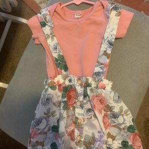 2 piece onsie and jumper dress